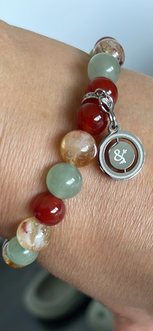 Bracelet Stones. L'alliance Sacrée de la chance et de la vitalité