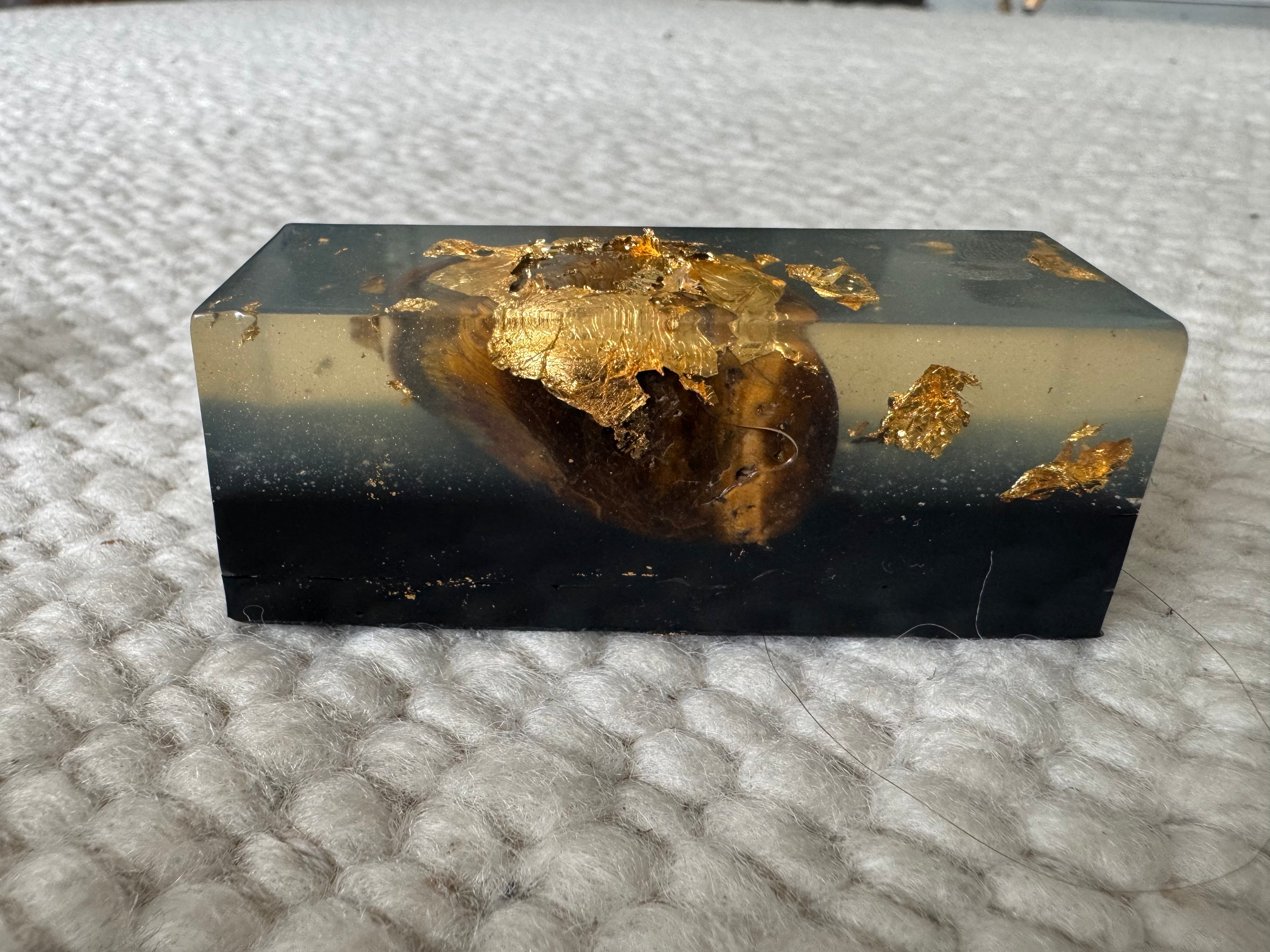 Coffret (DIY) Savon pierres semi-précieuses à l'or certifié 24,9K