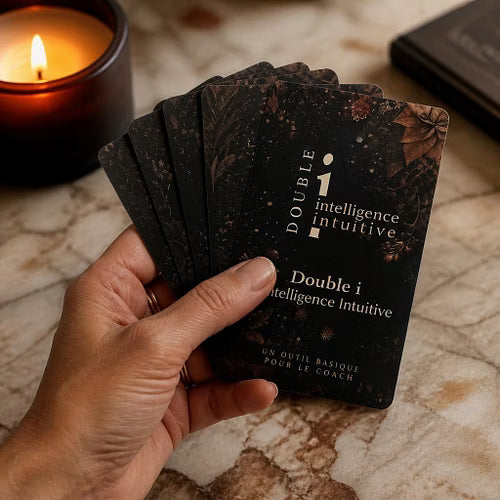 Outil pédagogique  de 36 cartes pour muscler son intuition Double i