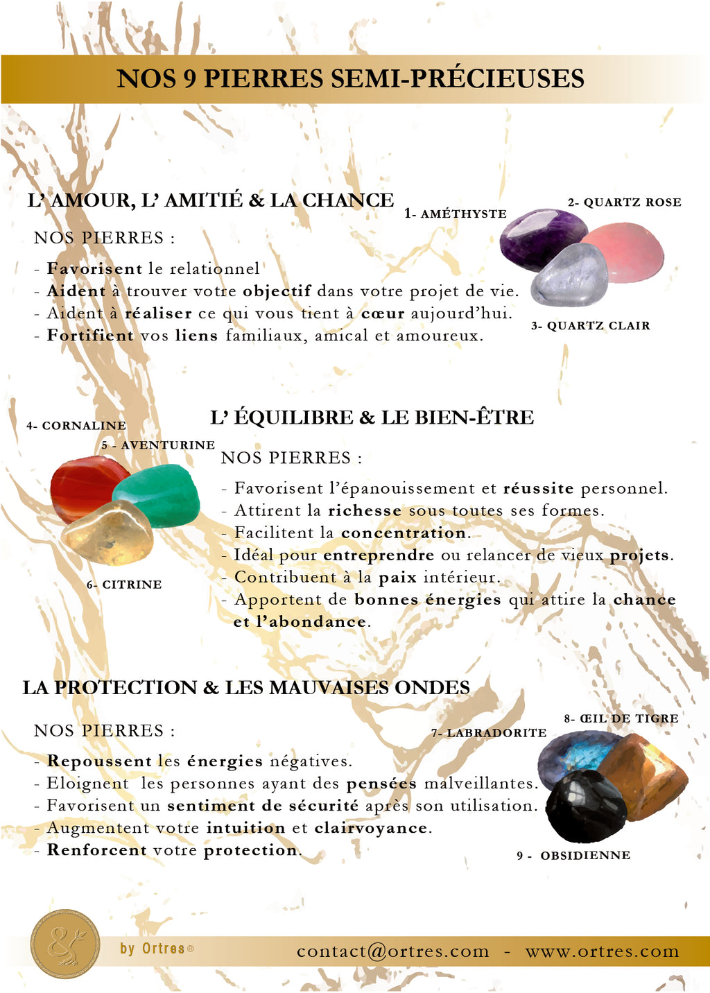Coffret (DIY) Savon pierres semi-précieuses à l'or certifié 24,9K
